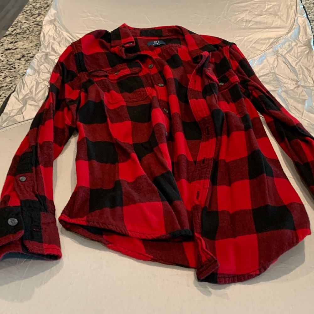 Young men flannel shirt